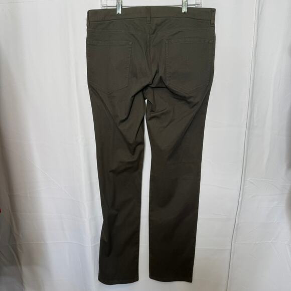 Vince Stretch Twill 5-Pocket Slim Straight 34 Charcoal Gray - Picture 3 of 9